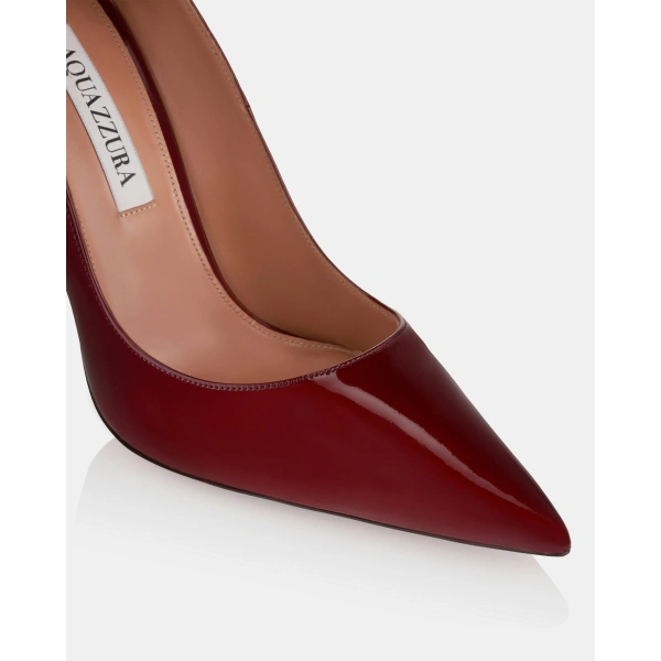 Aquazzura Essence Pump 105 in Merlot, view 6 | Pumps