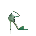 Aquazzura Fleur Sauvage Sandal 105 in Pine | Sandals