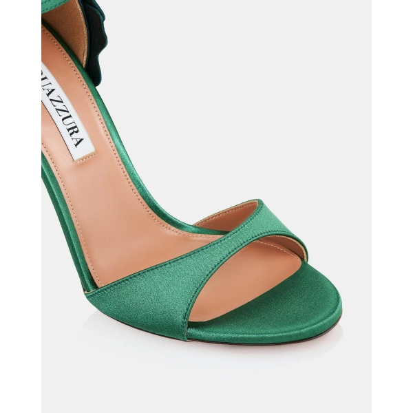 Aquazzura Fleur Sauvage Sandal 105 in Pine, view 6 | Sandals