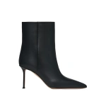 Aquazzura Harper Bootie 85 in Black | Ankle Boots