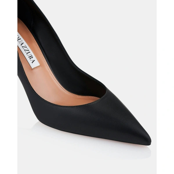 Aquazzura Linea Pump 85 in Black, view 6 | Pumps