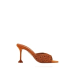 Aquazzura Loom Mule 85 in Burnt Sienna | Mules
