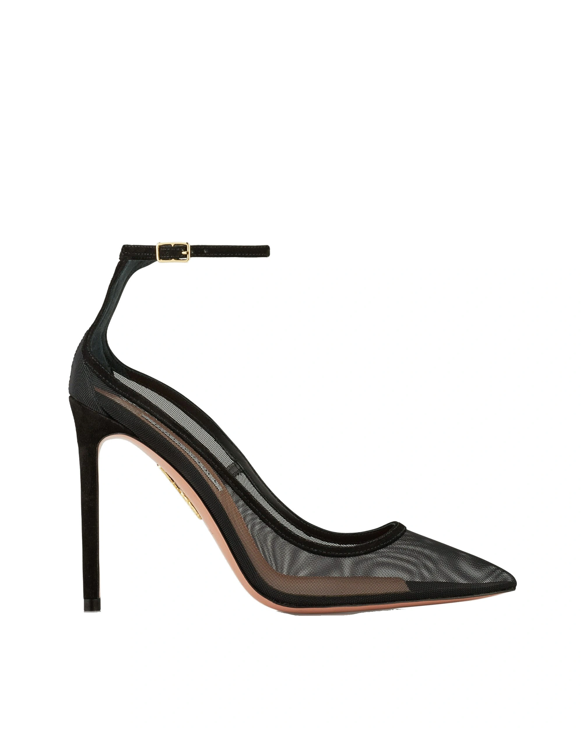 Aquazzura Love Affair Mesh Pump 105 in Black Aquazzura Love Affair Mesh Pump 105 in Black | Pumps