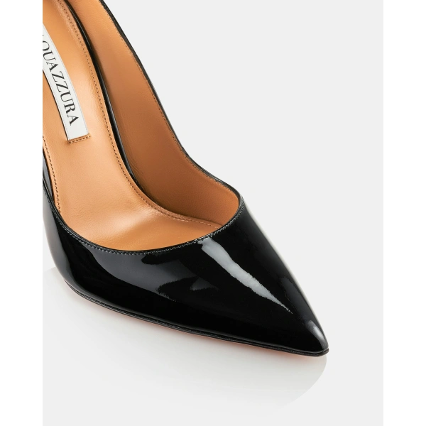 Aquazzura Love Affair Pump 105 in Black, view 5 | Pumps