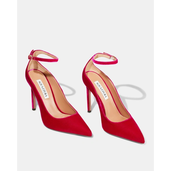 Aquazzura Love Affair Pump 105 in Hibiscus, view 3 | Pumps