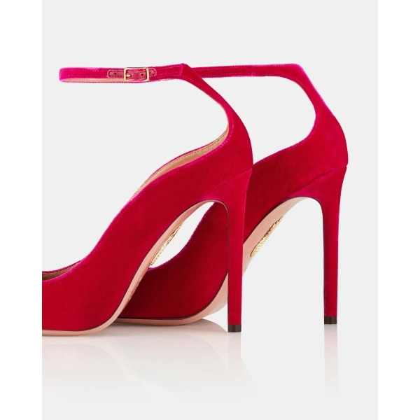 Aquazzura Love Affair Pump 105 in Hibiscus, view 4 | Pumps