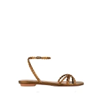 Aquazzura Love Struck Sandal Flat in Dark Bronze | Sandals