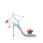 Aquazzura Marea Sandal 105 in Baby Blue | Sandals