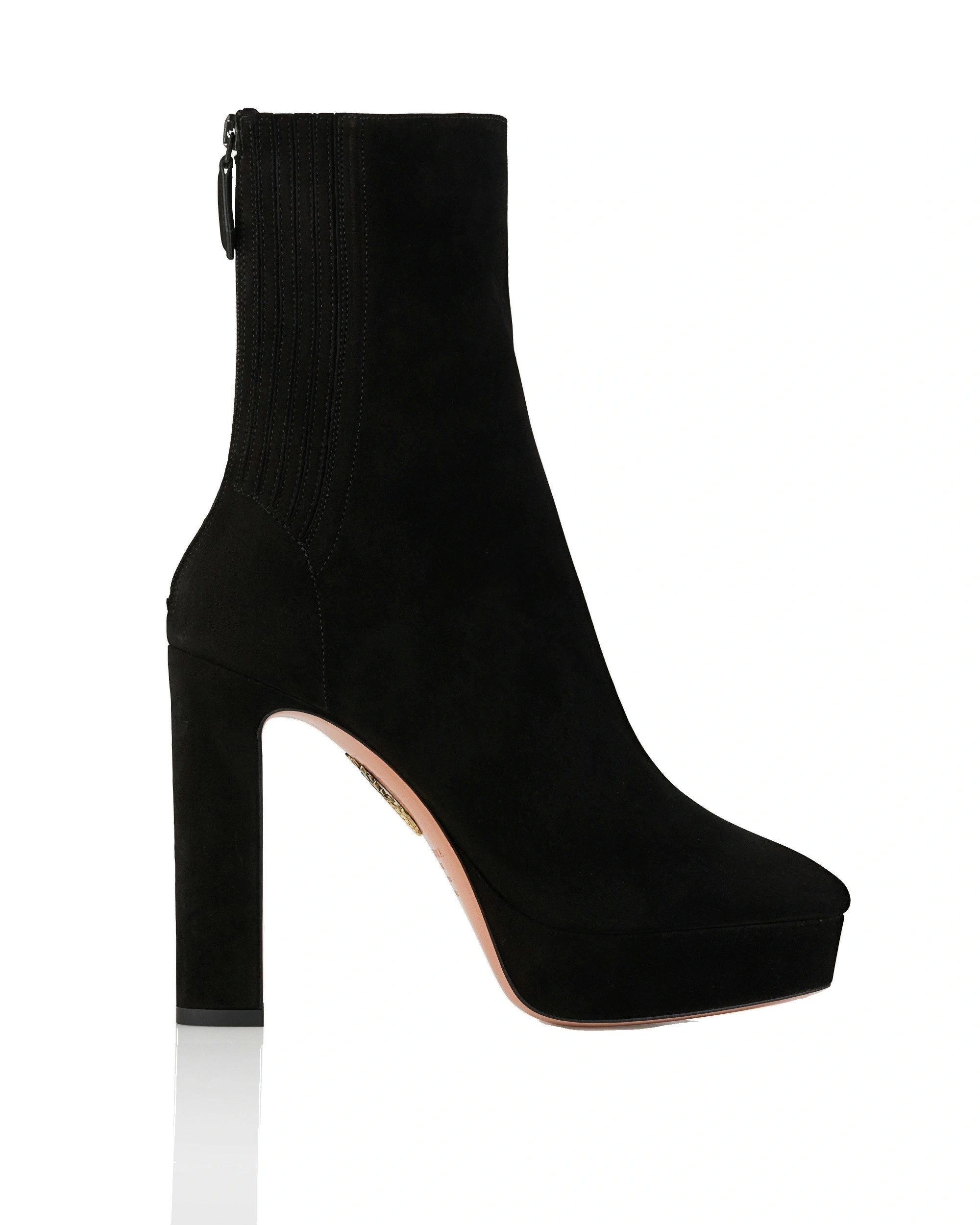 Aquazzura Martine Bootie Plateau 110 in Black Aquazzura Martine Bootie Plateau 110 in Black | Ankle Boots