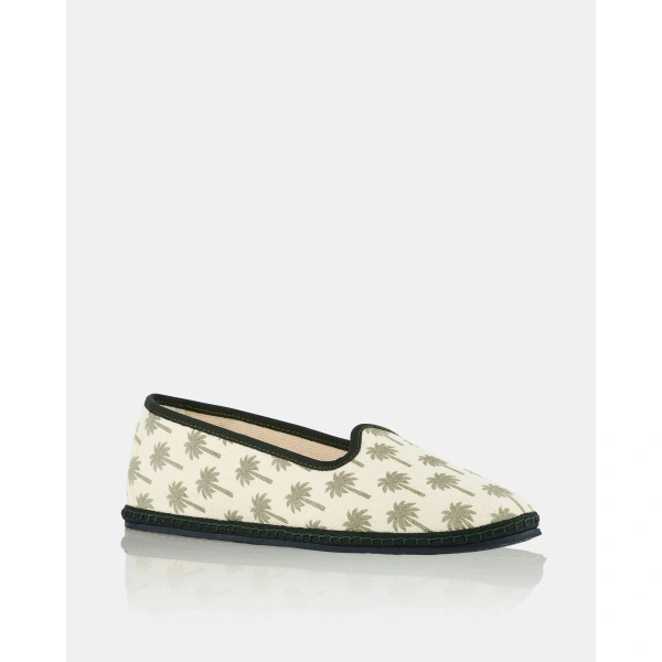 Aquazzura Mini Palm Venetian in Khaki Green, view 2 | Sandals