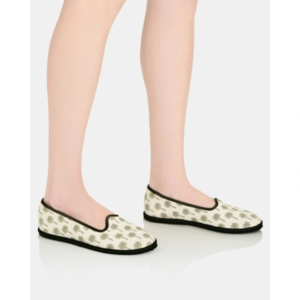 Aquazzura Mini Palm Venetian in Khaki Green, view 5 | Sandals