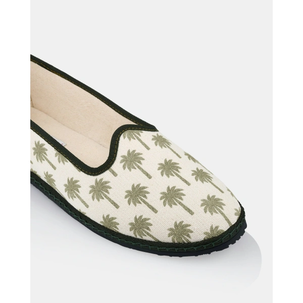 Aquazzura Mini Palm Venetian in Khaki Green, view 6 | Sandals