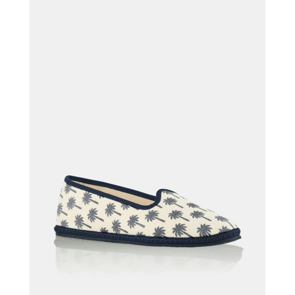 Aquazzura Mini Palm Venetian in Marine Blue, view 2 | Sandals