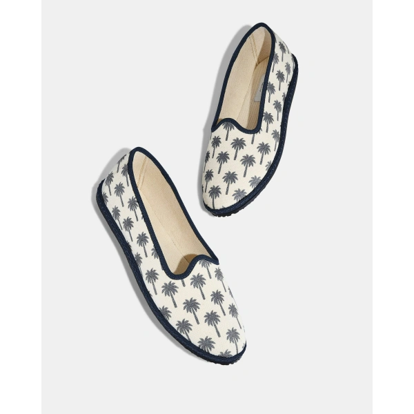 Aquazzura Mini Palm Venetian in Marine Blue, view 3 | Sandals