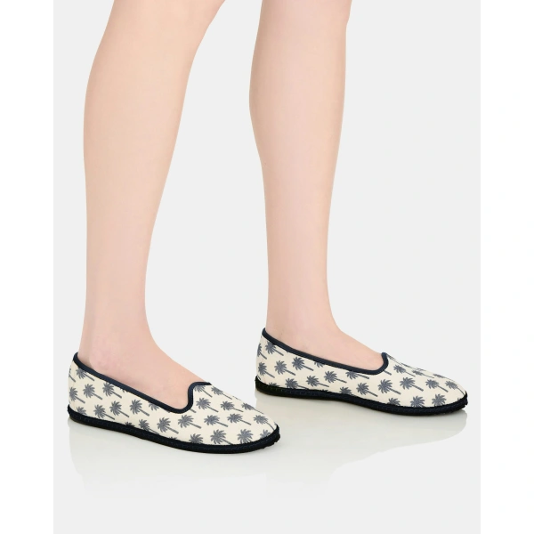 Aquazzura Mini Palm Venetian in Marine Blue, view 5 | Sandals