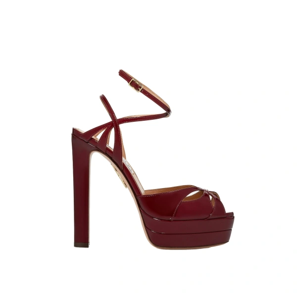 Moves Sandal Plateau 130 in Merlot