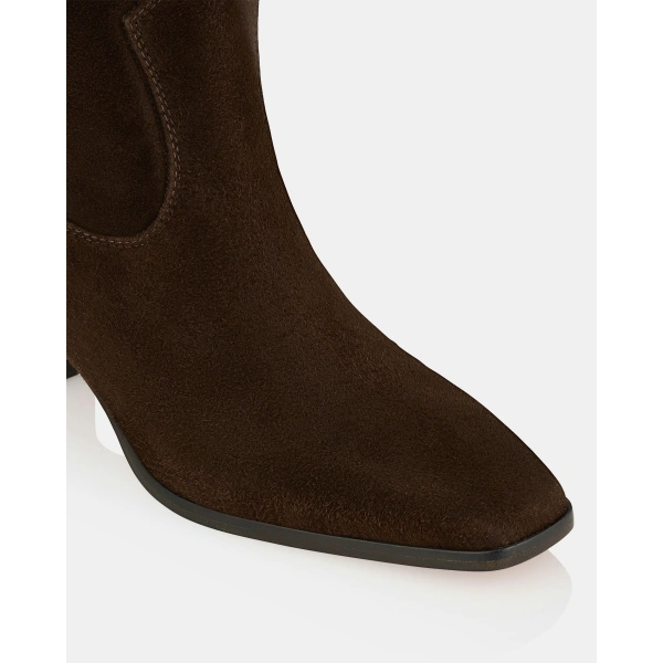 Aquazzura Nomad OTK Boot 50 in Espresso, view 6 | Knee-High Boots