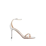 Aquazzura Nuda Sandal 85 in Silver | Sandals