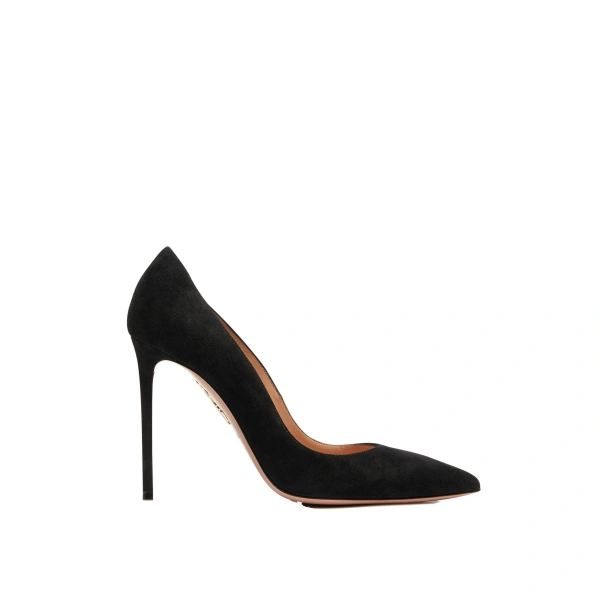 Aquazzura Purist Pump 105 in Black | Pumps