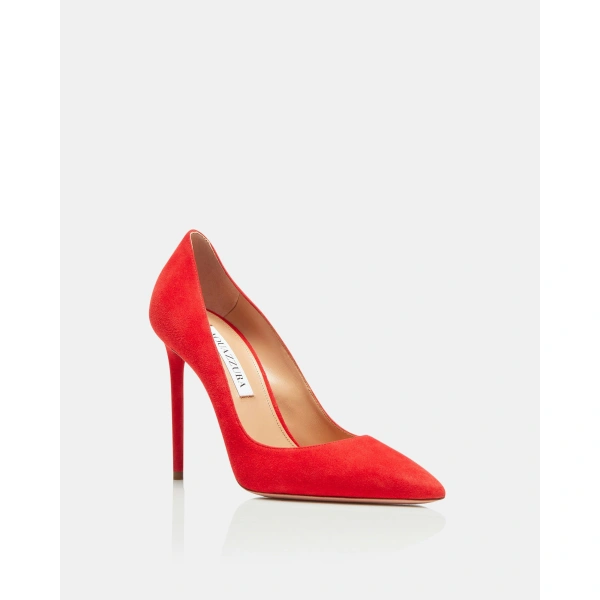 Aquazzura Purist Pump 105 in Lipstick, view 2 | Pumps