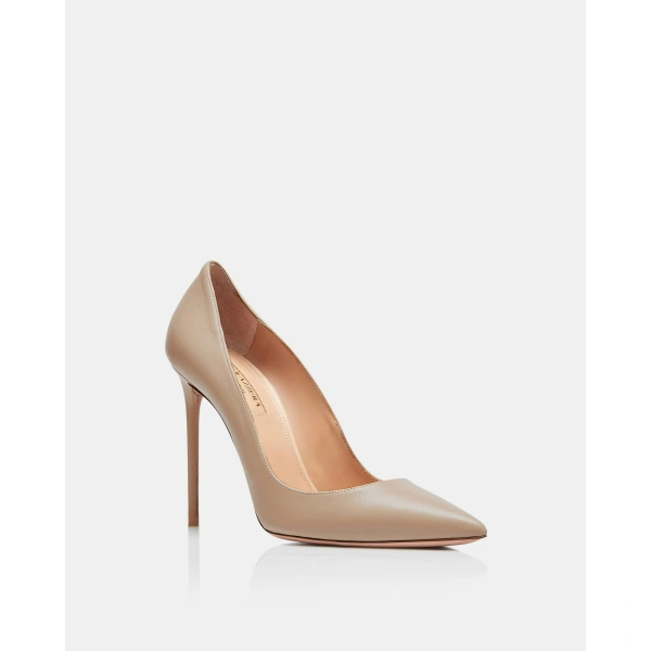 Aquazzura Purist Pump 105 in New Nude, view 2 | Pumps