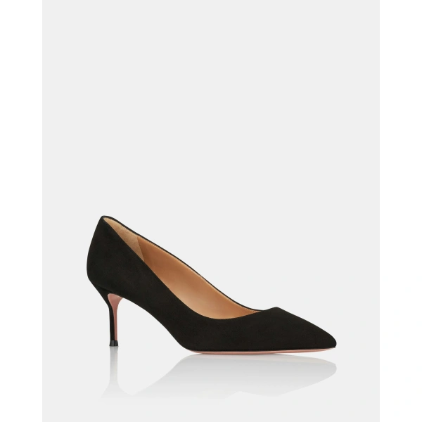 Aquazzura Purist Pump 65 in Black, view 2 | Pumps