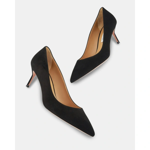 Aquazzura Purist Pump 65 in Black, view 3 | Pumps