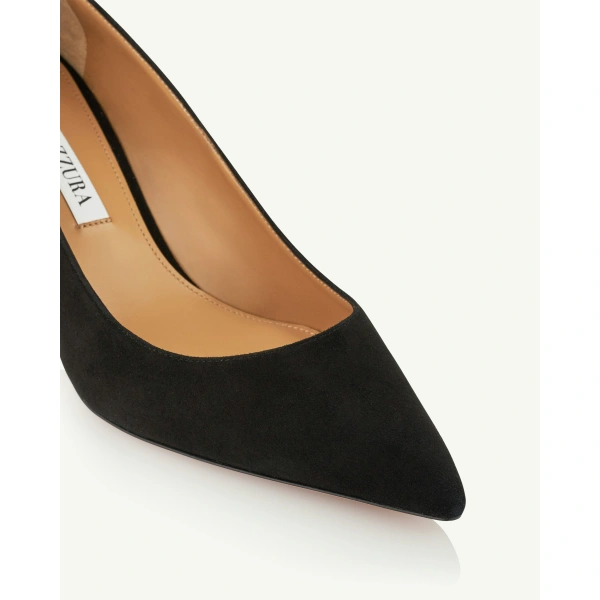Aquazzura Purist Pump 65 in Black, view 6 | Pumps