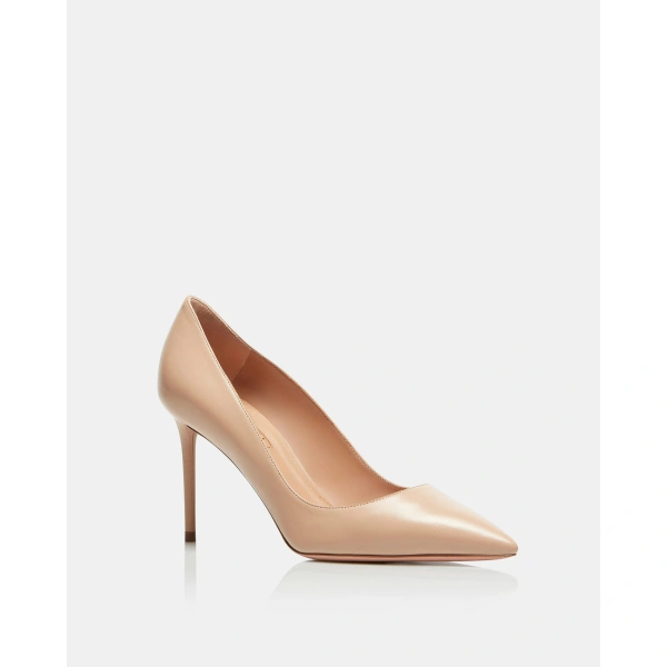 Aquazzura Purist Pump 85 in New Nude, view 2 | Pumps