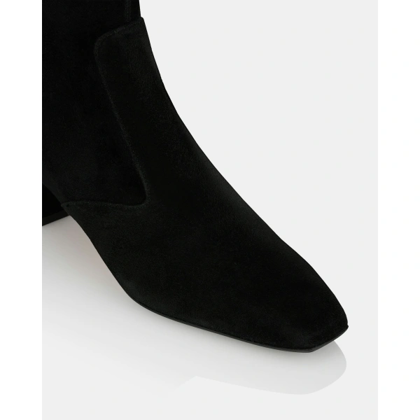 Aquazzura Remi OTK Boot 35 in Black, view 6 | Knee-High Boots
