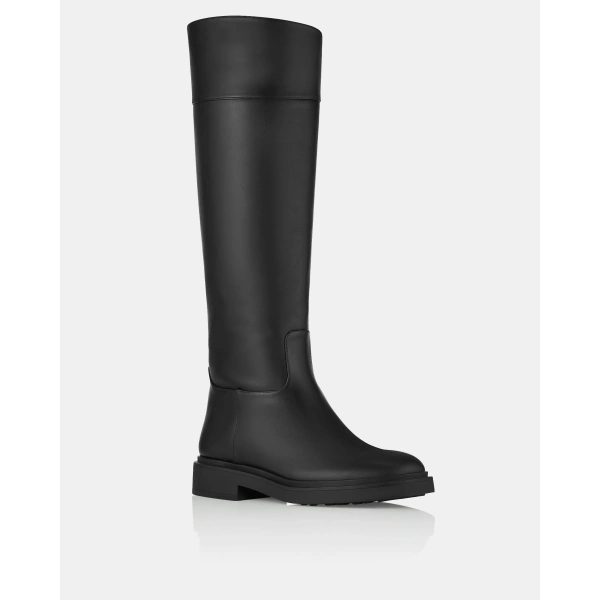 Aquazzura Ride Boot 30 in Black, view 2 | Knee-High Boots