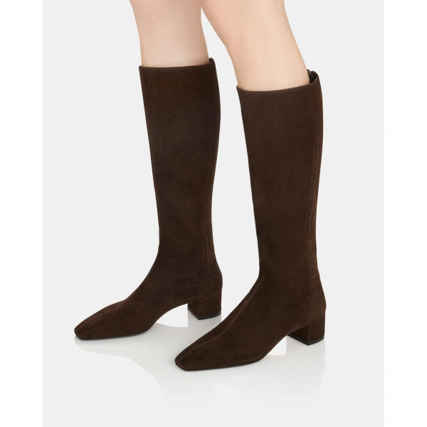 Aquazzura Saint Honore Boot 35 in Espresso, view 5 | Knee-High Boots