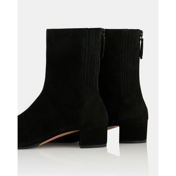 Aquazzura Saint Honore Bootie 35 in Black, view 4 | Ankle Boots