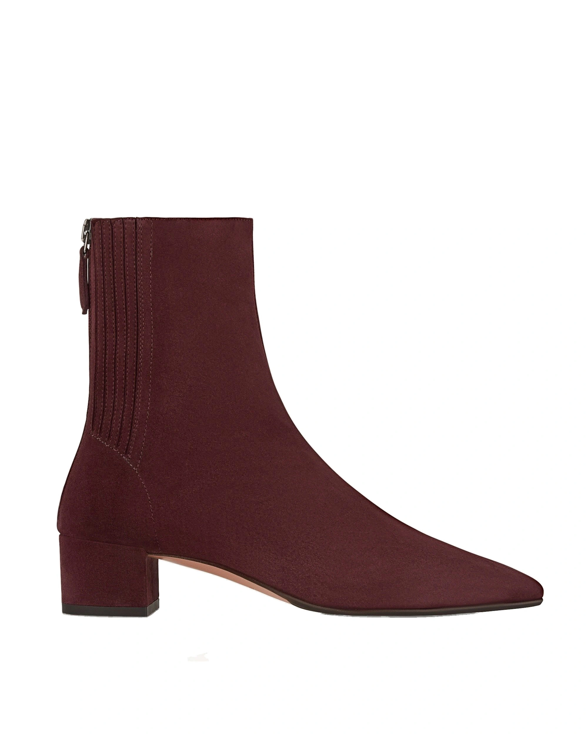 Aquazzura Saint Honore Bootie 35 in Rich Plum Aquazzura Saint Honore Bootie 35 in Rich Plum | Ankle Boots