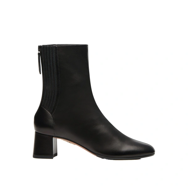 Saint Honore Bootie 50 in Black Nappa Leather