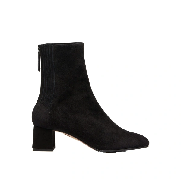 Saint Honore Bootie 50 in Black Suede
