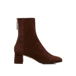 Aquazzura Saint Honore Bootie 50 in Espresso | Ankle Boots