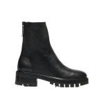 Aquazzura Saint Honore Combat Bootie in Black | Ankle Boots