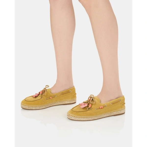 Aquazzura Seafarer Espadrille in Pistachio, view 5 | Espadrilles