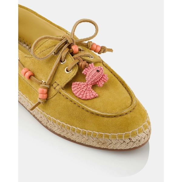Aquazzura Seafarer Espadrille in Pistachio, view 6 | Espadrilles