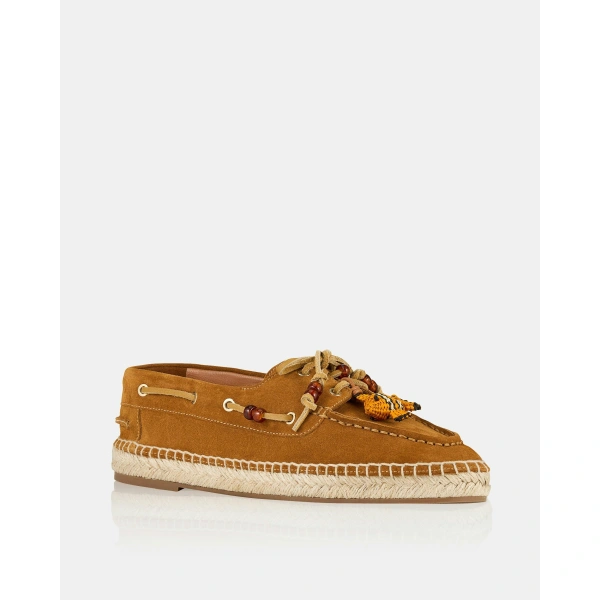 Aquazzura Seafarer Espadrille in Tobacco, view 2 | Espadrilles