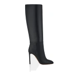 Aquazzura Sellier Boot 105 in Black | Knee-High Boots