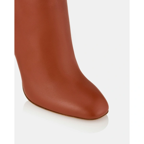 Aquazzura Sellier Boot 105 in Rich Cognac, view 6 | Knee-High Boots