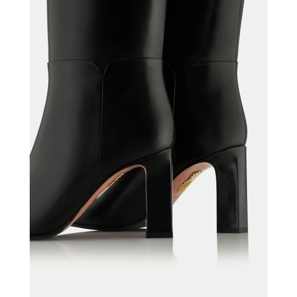 Aquazzura Sellier Boot 85 in Black, view 4 | Knee-High Boots