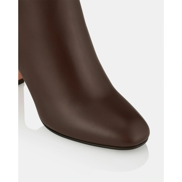 Aquazzura Sellier Boot 85 in Espresso, view 6 | Knee-High Boots
