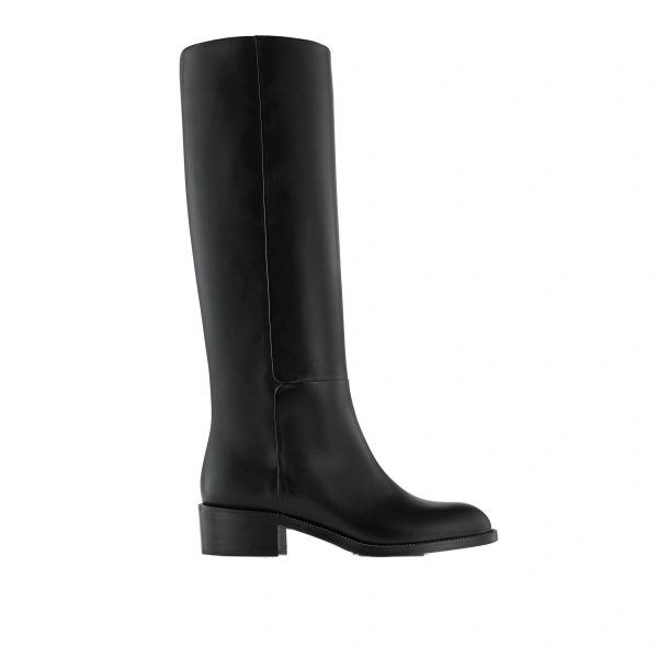 Sellier Boot Flat in Black