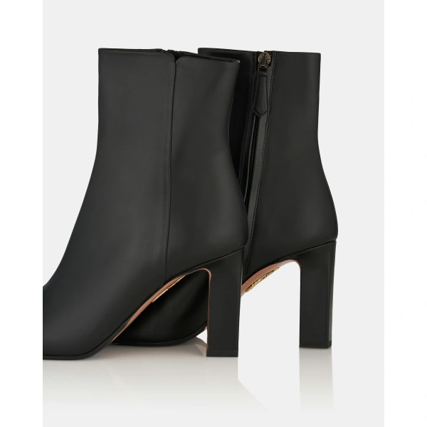 Aquazzura Sellier Bootie 85 in Black, view 4 | Ankle Boots