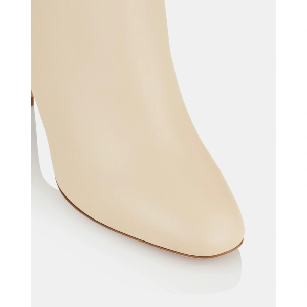 Aquazzura Sellier Stiletto Boot 85 in Light Taupe, view 6 | Knee-High Boots