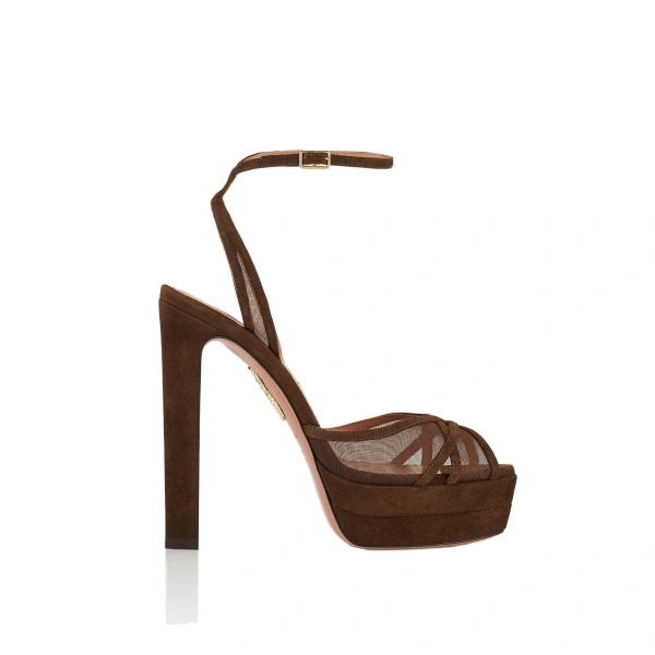 Shear Sandal Plateau 130 in Espresso