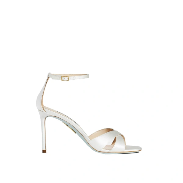 Aquazzura So Divine Sandal 85 in White | Sandals